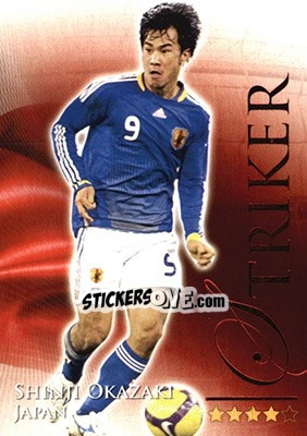 Sticker Okazaki Shinji - World Football Online 2010-2011. Series 2 - Futera