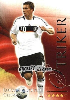 Sticker Podolski Lukas - World Football Online 2010-2011. Series 2 - Futera