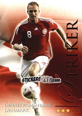 Sticker Rommedahl Dennis - World Football Online 2010-2011. Series 2 - Futera