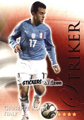 Figurina Rossi Giuseppe - World Football Online 2010-2011. Series 2 - Futera