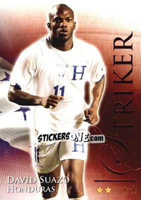 Sticker Suazo David - World Football Online 2010-2011. Series 2 - Futera