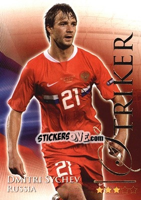 Sticker Sychev Dmitri - World Football Online 2010-2011. Series 2 - Futera