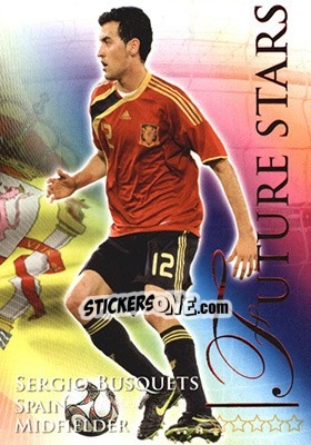 Sticker Busquets Sergio - World Football Online 2010-2011. Series 2 - Futera