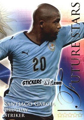 Cromo García Santiago - World Football Online 2010-2011. Series 2 - Futera