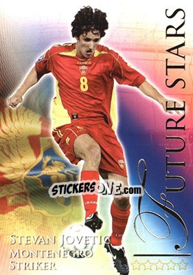 Sticker Jovetic Stevan - World Football Online 2010-2011. Series 2 - Futera