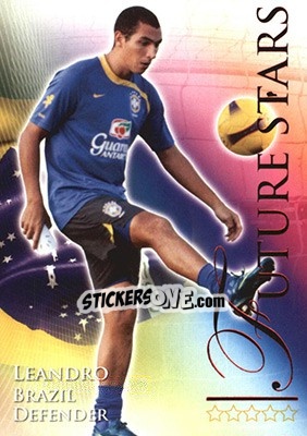 Sticker Leandro - World Football Online 2010-2011. Series 2 - Futera