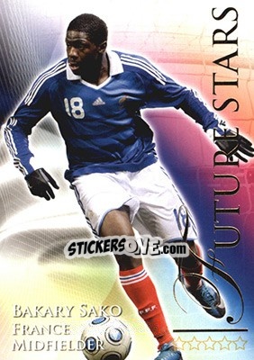 Sticker Sako Bakary - World Football Online 2010-2011. Series 2 - Futera