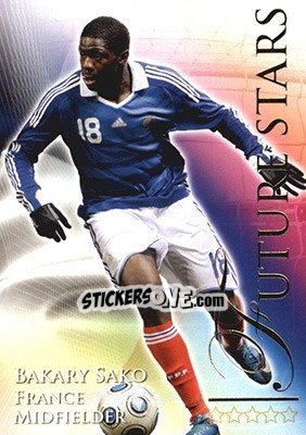 Cromo Sako Bakary - World Football Online 2010-2011. Series 2 - Futera