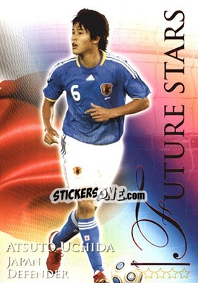 Sticker Uchida Atsuto - World Football Online 2010-2011. Series 2 - Futera