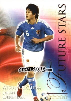 Sticker Uchida Atsuto - World Football Online 2010-2011. Series 2 - Futera