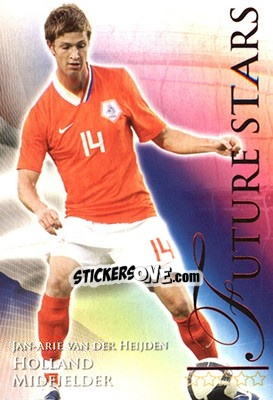 Sticker Van der Heijden Jan-Arie - World Football Online 2010-2011. Series 2 - Futera