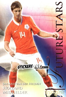 Cromo Van der Heijden Jan-Arie - World Football Online 2010-2011. Series 2 - Futera