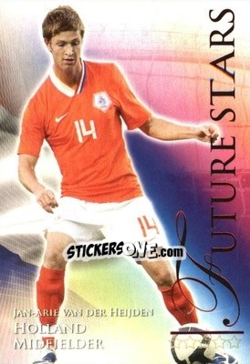 Sticker Van der Heijden Jan-Arie - World Football Online 2010-2011. Series 2 - Futera