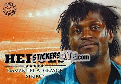 Cromo Adebayor Emmanuel - World Football Online 2010-2011. Series 2 - Futera