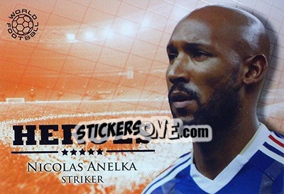 Sticker Anelka Nicolas - World Football Online 2010-2011. Series 2 - Futera