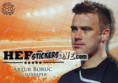Sticker Boruc Artur - World Football Online 2010-2011. Series 2 n. HER59 - Futera