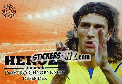 Sticker Chygrynskiy Dmytro - World Football Online 2010-2011. Series 2 - Futera