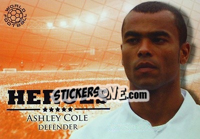 Sticker Cole Ashley - World Football Online 2010-2011. Series 2 - Futera