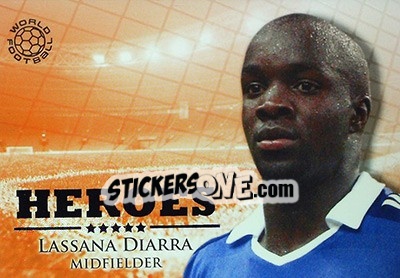 Figurina Diarra Lassana - World Football Online 2010-2011. Series 2 - Futera