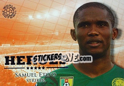 Figurina Eto'O Samuel - World Football Online 2010-2011. Series 2 - Futera
