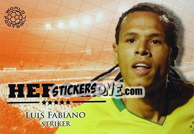 Sticker Fabiano Luis - World Football Online 2010-2011. Series 2 - Futera