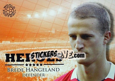Sticker Hangeland Brede - World Football Online 2010-2011. Series 2 - Futera