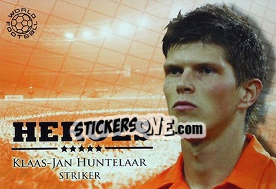 Cromo Huntelaar Klaas-Jan - World Football Online 2010-2011. Series 2 - Futera