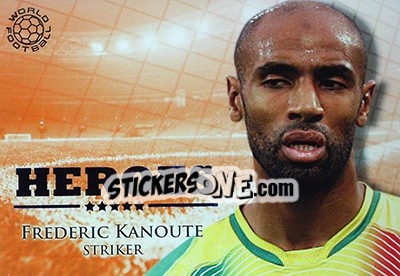 Cromo Kanoute Frédéric - World Football Online 2010-2011. Series 2 - Futera