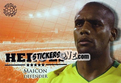 Sticker Maicon - World Football Online 2010-2011. Series 2 - Futera