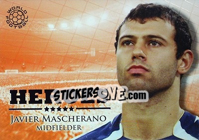 Sticker Mascherano Javier - World Football Online 2010-2011. Series 2 n. HER82 - Futera