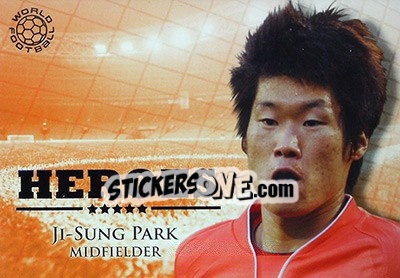 Sticker Park Ji-Sung - World Football Online 2010-2011. Series 2 - Futera