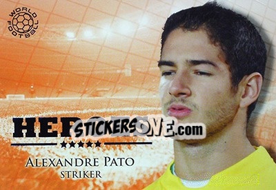 Sticker Pato Alexandre - World Football Online 2010-2011. Series 2 - Futera