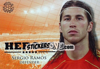 Sticker Ramos Sergio - World Football Online 2010-2011. Series 2 n. HER90 - Futera