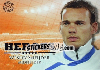 Sticker Sneijder Wesley - World Football Online 2010-2011. Series 2 - Futera