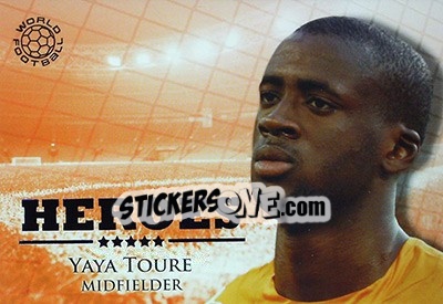 Sticker Toure Yaya - World Football Online 2010-2011. Series 2 - Futera