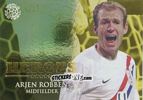 Sticker Robben Arjen - World Football Online 2010-2011. Series 2 n. HERSP35 - Futera
