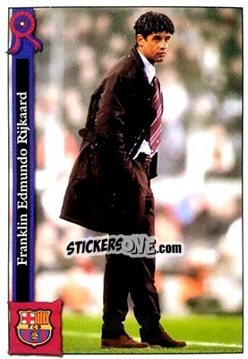 Sticker Rijkaard - Las Fichas De La Liga 2005-2006 n. 4 - Mundicromo