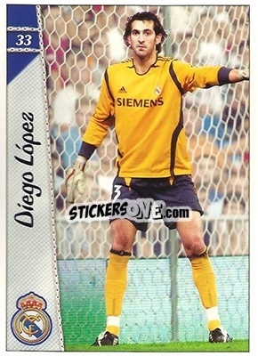 Sticker Diego López - Las Fichas De La Liga 2006-2007 - Mundicromo