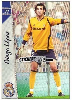 Cromo Diego López - Las Fichas De La Liga 2006-2007 n. 33 - Mundicromo