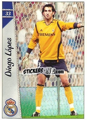 Cromo Diego López - Las Fichas De La Liga 2006-2007 - Mundicromo