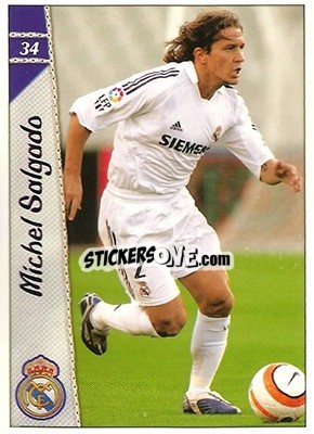Sticker Michel Salgado - Las Fichas De La Liga 2006-2007 - Mundicromo
