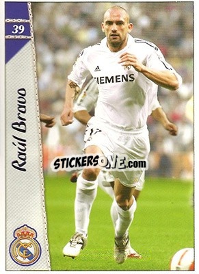 Cromo Raul Bravo - Las Fichas De La Liga 2006-2007 - Mundicromo