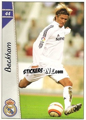 Sticker Beckham - Las Fichas De La Liga 2006-2007 n. 44 - Mundicromo
