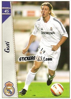Sticker Guti - Las Fichas De La Liga 2006-2007 - Mundicromo