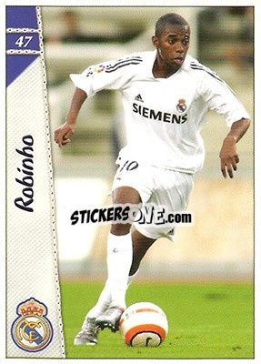 Sticker Robinho - Las Fichas De La Liga 2006-2007 n. 47 - Mundicromo