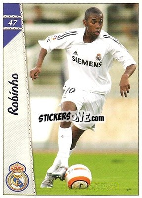 Cromo Robinho - Las Fichas De La Liga 2006-2007 - Mundicromo