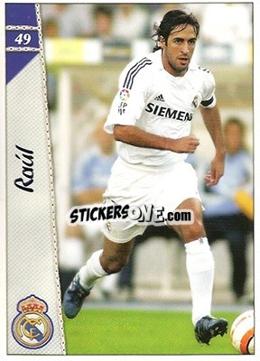 Sticker Raul González - Las Fichas De La Liga 2006-2007 n. 49 - Mundicromo