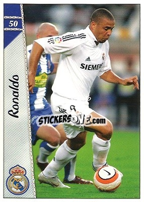 Sticker Ronaldo - Las Fichas De La Liga 2006-2007 n. 50 - Mundicromo
