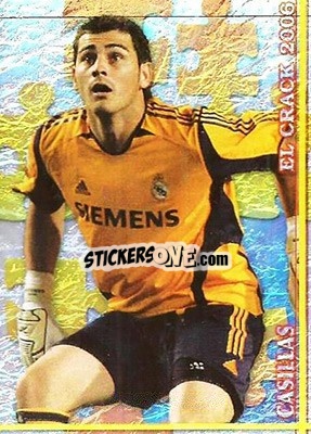 Figurina Casillas - Las Fichas De La Liga 2006-2007 - Mundicromo