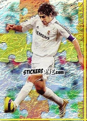 Sticker Raul González - Las Fichas De La Liga 2006-2007 - Mundicromo